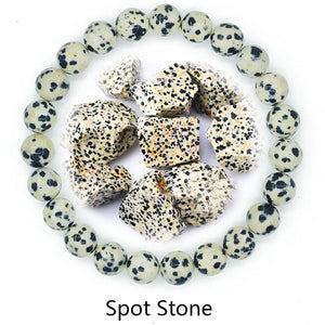 Genuine Natural Stone Bracelet Man Natural Flower Green Gemstone Beads Jewelry for Women Bohemia Style Elastic Bangle Wholesale