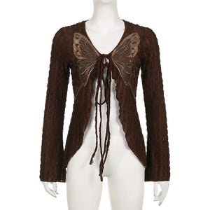 Fairy & Bohemian Styled Butterfly Festival Top | Sizes S-L