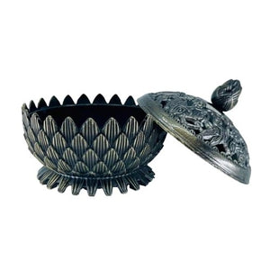 Small Brass Lotus Cone Holder
