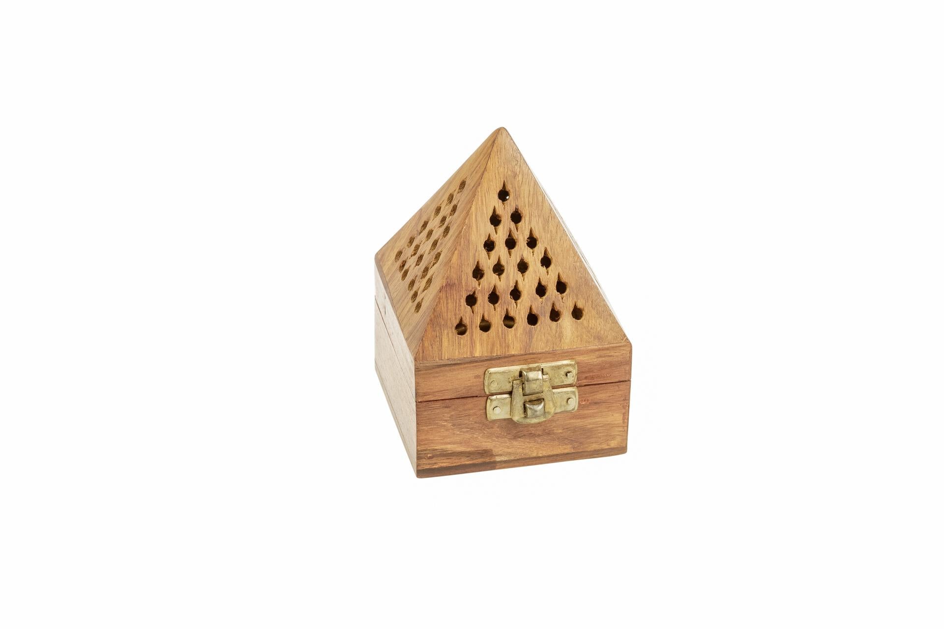 Small Wooden Hut Incense Cone Burner | 7.5cm