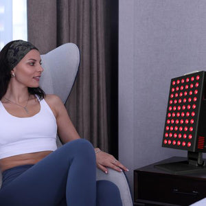 Small Red & Infrared LED Light Therapy Panel | Portable Dual-Core | Adjustable Timer & Modes | 660nm & 850nm