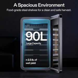 Smart Post-Harvest Drying & Curing Box | Temperature + Humidity Control | App + Touchscreen | Even 360° Airflow