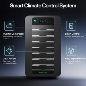 Smart Post-Harvest Drying & Curing Box | Temperature + Humidity Control | App + Touchscreen | Even 360° Airflow