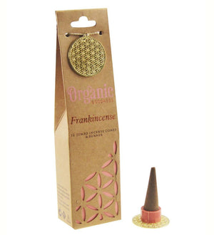 Organic Goodness Frankincense Incense Cones | 60 Pack