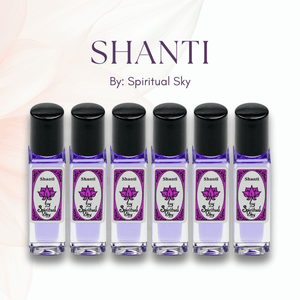 Spiritual Sky Perfume Oil - Shanti (Aphrodisia) - 6 Pack