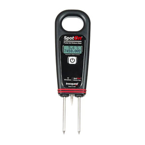 SpotOn Pocket Soil Moisture Meter | VWC + EC (Bulk & Pore) + Temperature | Bluetooth to SpotView App | Backlit Display | IP64 Rain/Dust Rated