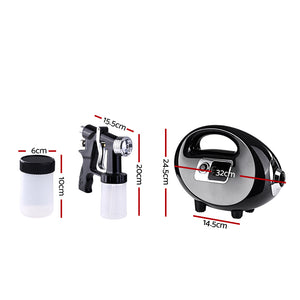 Professional Spray Tan Machine | Sunless Tanning Gun Kit | HVLP System | Black