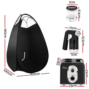 Alba | Spray Tan Machine | Tent | Sunless Spray Gun | HVLP System | Professional