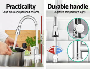 Cefito | Kitchen Mixer Tap | Pull Out | 2 Mode Sink Faucet | Basin Laundry | Chrome