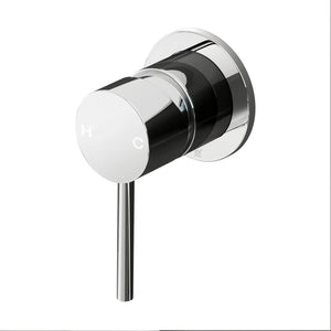 Basin Mixer Wall Tap | Round | Brass Faucet | Shower | Bathtub | Chrome