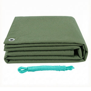 Canvas Tarp | 2x3m | 600GSM | Heavy Duty Water Resistant | Camping