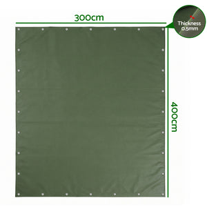 Heavy Duty Canvas Tarpaulin | 3x4m | 600GSM | Water Resistant