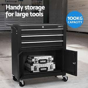 Tool Chest Trolley | 12 Drawer Storage Cabinet | Rolling Toolbox