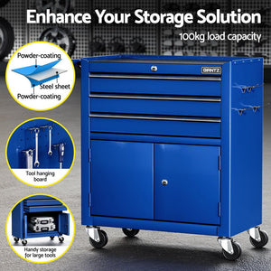 Tool Box Cabinet | 3 Drawer Chest | Garage Storage Organiser