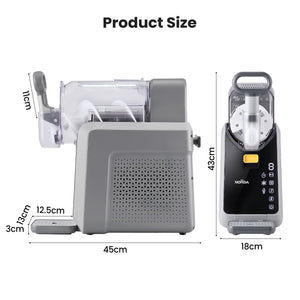 NORDA 2L Slushie Machine Frozen Drink Maker Slushy Ice Cream Maker No Ice Compressor Touchscreen for Home BBQ Party