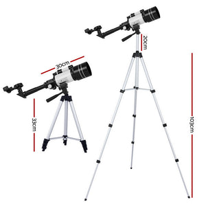 Portable Astronomy Telescope | 150X HD | with Tripod | Optical Outdoor for Kids Adults