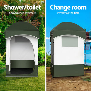Portable Camping Toilet Set | 20L Toilet | Shower Tent Changing Room