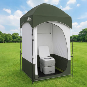 Portable Camping Toilet Set | 20L Toilet | Shower Tent Changing Room
