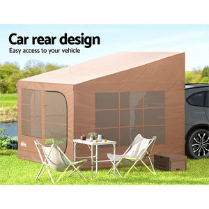 Car Camping Tent | SUV Rear Side Canopy | Portable Family Shelter for 4WD