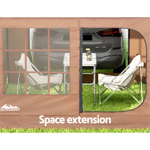 Car Camping Tent | SUV Rear Side Canopy | Portable Family Shelter for 4WD