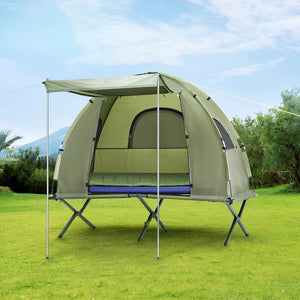 Weisshorn Camping Tent Cot | 5-in-1 | 1-Person Air Mattress | Camping Bed