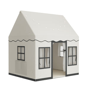 Play Tent | Castle with String Lights | Floor Mat | Side Pocket