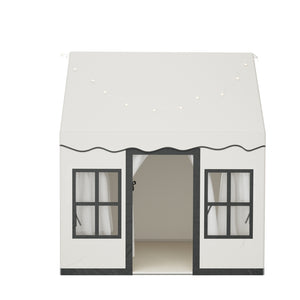 Play Tent | Castle with String Lights | Floor Mat | Side Pocket