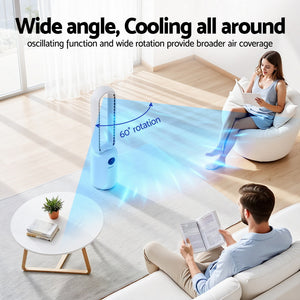 2-in-1 Bladeless Fan | Air Purifier | Remote Control | 88cm