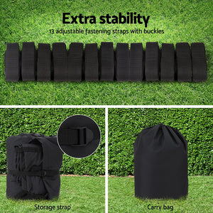 Seamanship Boat Cover | 19-21ft Trailerable | Heavy-Duty Marine Grade | Black