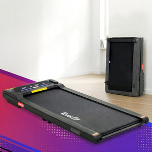 2-in-1 Walking Pad Treadmill | Foldable Under Desk | 38cm Belt | App Control | Home Gym