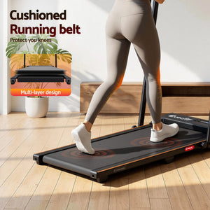 Walking Pad Treadmill | 3-In-1 Foldable Under Desk Treadmill | Black