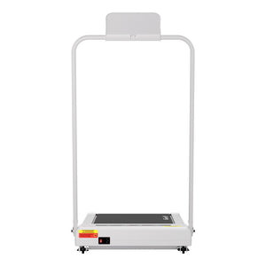 Treadmill Walking Pad 380mm | Electric Incline Under Desk | Fitness Equipment | White
