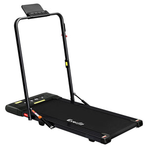 Everfit Treadmill Electric Walking Pad | Under Desk | Home Gym Fitness | 400mm | Black