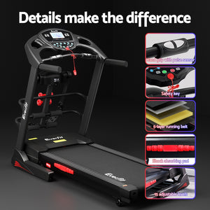 Everfit Treadmill | Electric Home Gym Fitness Exercise Machine | Built-in Massager | 480mm Belt