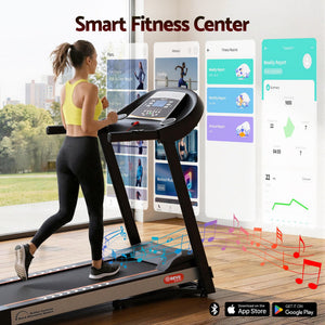 Everfit Treadmill Electric | Auto Incline | Home Gym Fitness Exercise Machine | 450mm