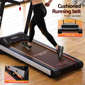 Everfit Treadmill Electric | Auto Incline | Home Gym Fitness Exercise Machine | 450mm