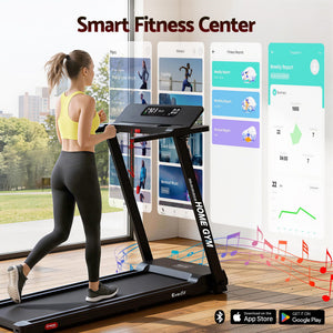 Everfit Treadmill Electric Fully Foldable Home Gym Exercise Fitness Black