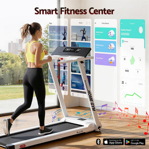 Everfit Treadmill Electric Fully Foldable Home Gym Exercise Fitness White