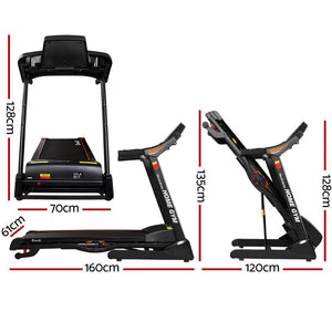 Everfit Treadmill Electric | Auto Incline | Home Gym Fitness Exercise Machine | 480mm
