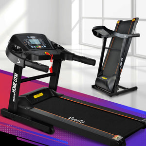 Everfit Treadmill Electric | Home Gym Fitness Exercise Machine | Foldable | 400mm