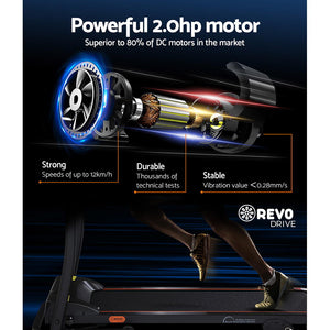 Everfit Treadmill Electric | Home Gym Fitness Exercise Machine | Incline | 400mm