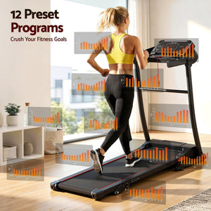 Everfit Treadmill Electric | Home Gym Fitness Exercise Machine | Incline | 400mm