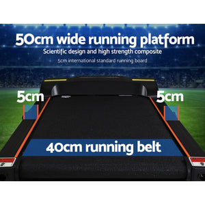 Everfit Treadmill Electric | Home Gym Fitness Exercise Machine | Incline | 400mm