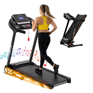 Everfit Electric Treadmill | Home Gym Fitness Machine | Hydraulic 420mm