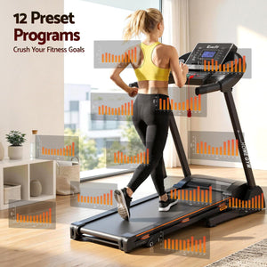 Everfit Electric Treadmill | Home Gym Fitness Machine | Hydraulic 420mm
