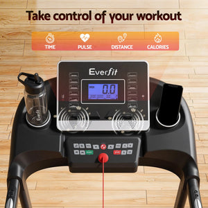 Everfit Electric Treadmill | Home Gym Fitness Machine | Hydraulic 420mm