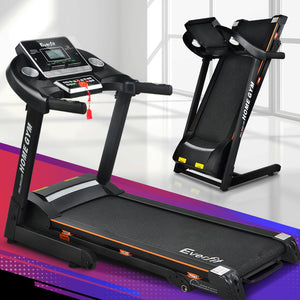 Everfit Electric Treadmill | Home Gym Fitness Machine | Hydraulic 420mm