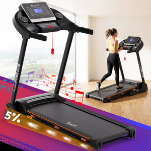 Everfit Electric Treadmill | Home Gym Fitness Machine | Hydraulic 420mm