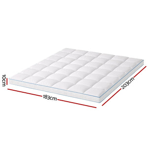 Bedding Mattress Topper | Pillowtop Bamboo | 10 cm Thickness | King Size