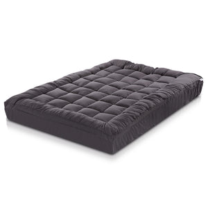 Giselle Bedding | Mattress Topper | Pillowtop Bamboo | Charcoal | King